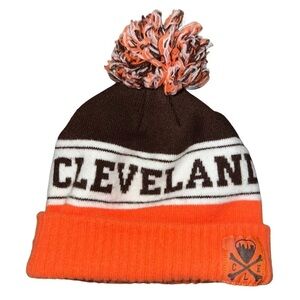 Cleveland Clothing Co. Cleveland Browns Unisex Pom Pom Beanie OSFA